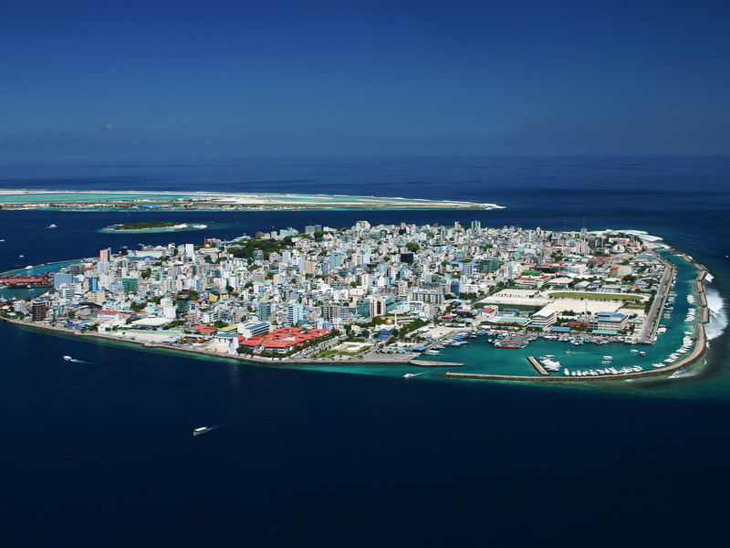 Мале столица Мальдивов, город-остров