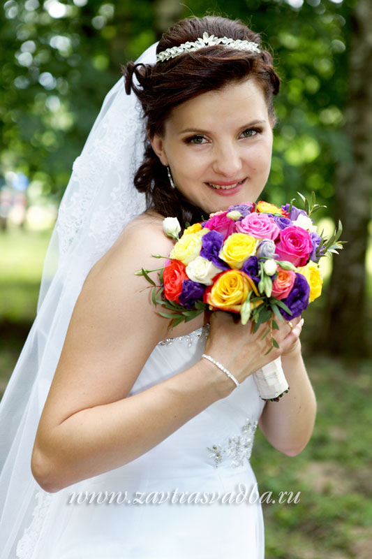 Невеста с букетиком
