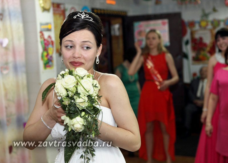 Букет невесты - перед броском