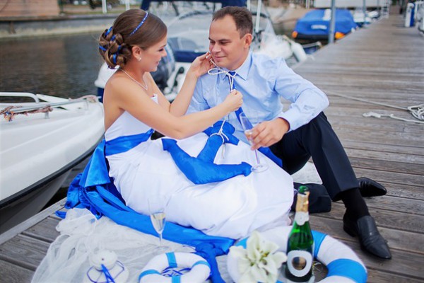 Свадьба в морском стиле - любимый стиль многих молодожёнов